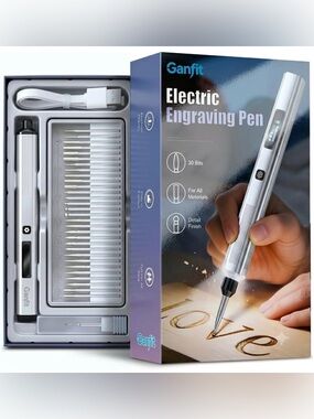 Portable Engraving Etching Tool, 5 Speed Modes & LED Light